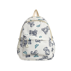 Little Bear Student <b>Backpack</b> 13 Inches Animal Pattern Girls School Bag For Primary And Junior High Students - Product Image 3