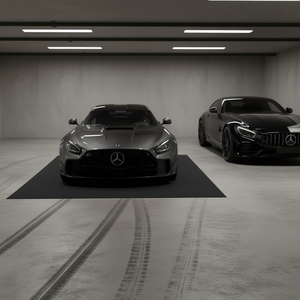 Tappetino per Garage Nero Mercedes AMG GT 7,5 X 20 Piedi in TPE Impermeabile Antiscivolo e Antinfiltrazione per Auto - Product Image 2