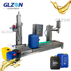 Machine de remplissage semi-automatique pour jerricans de 5L, <span class=keywords><strong>20L</strong></span>, 25L |   Peinture à l'huile, solvant, diluant, agent de remplissage, ligne de finition |   Résine époxy liquide chimique de remplissage - Product Image 4