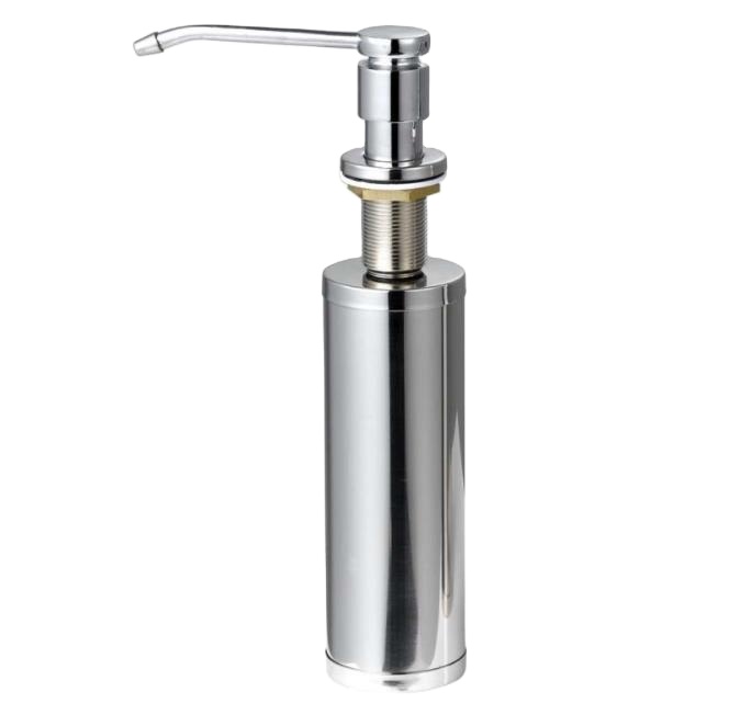 Factory price wholesale 304 stainless steel brushed soap dispenser for kitchen