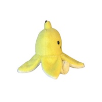 Peluche de plátano de la serie Babywolf Fruit, pequeño llavero de peluche con forma de plátano