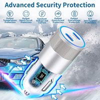 60W USB C Rapide Chargeur De Voiture 2 Ports PD 3.0 Chargeur De Voiture Adaptateur Double Type C PD pour IPhone13 12 Pro Max Samsung Galaxy Note Android