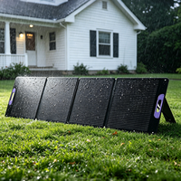 Panneau solaire monocristallin pliable bifacial OEM/ODM 400W, étanche IP65, efficacité 23%, certifié CE, haute puissance, solaire portable