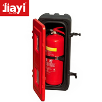 Cabinet en plastique de l'extincteur 10LBS 6KG Firebox couleur rouge et noire