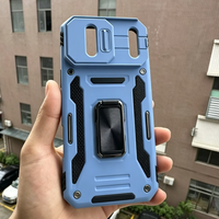 Coque antichoc renforcée aux quatre coins pour iPhone 16 17 18 Pro Max avec protection coulissante de l'objectif et design de confidentialité