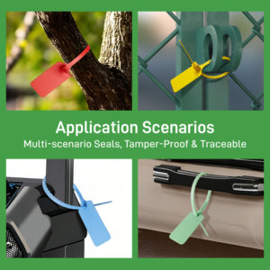 Sello <span class=keywords><strong>de</strong></span> Seguridad Desechable <span class=keywords><strong>de</strong></span> Plástico Numerado con Brida <span class=keywords><strong>de</strong></span> Cable Autoblocante para Camiones, Sello <span class=keywords><strong>de</strong></span> Seguridad para Embalaje ChenKe YF-301 300MM Fácil <span class=keywords><strong>de</strong></span> Usar - Product Image 4