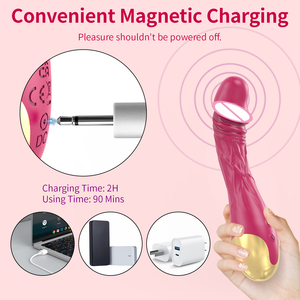 Vibrador de punto G para clítoris, estimulador de clítoris consolador impermeable con 10 modos de vibración, juguete sexual más suave y flexible para mujeres - Product Image 6