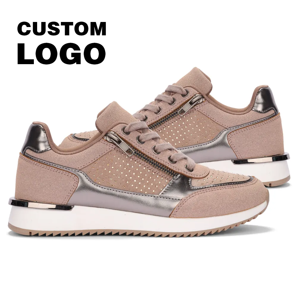 New 2022 Women Fashion Tennis Shoes Mujer With Top Material