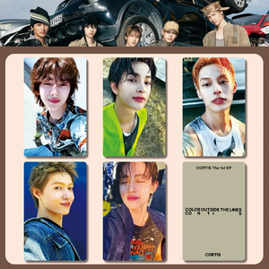 KPOP 5pcs/set CORTIS COLOR OUTSIDE the LINES Photocard SKZ Photo Card