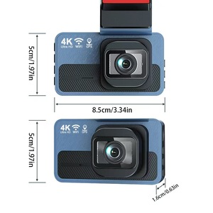 กล้องติดรถยนต์รุ่นใหม่ A7 4K แบบคู่ พร้อม WiFi, DVR, ADAS, GPS, บันทึกภาพหน้า-หลัง และบันทึกภาพขณะถอยหลังแบบวนซ้ำ - Product Image 6