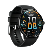 Montre connectée unisexe avec fonction d'appel, cadran dynamique, réponse aux messages, moniteur de fréquence cardiaque, podomètre, suivi sportif, écran TFT, silicone magnétique