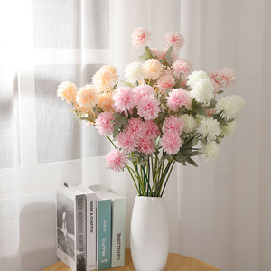 Bola de Flores de Crisantemo Artificial, Flor de Seda para Decoración de Bodas, Alta Simulación, Reutilizable, para Pasillo de Boda - Product Image 3