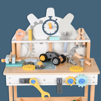 Banc d'atelier en bois pour enfants, ensemble de jouets, atelier de construction STEM, jeu éducatif Montessori, cadeau