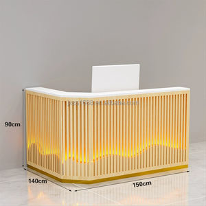 Expositor de madera maciza personalizado, Mostrador de supermercado de tabaco, escaparate de lujo, rojo y blanco, uso de sala de exposición de centro comercial - Product Image 3