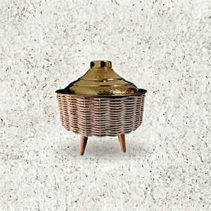 Tapa Redonda de Acero Inoxidable para Olla, 20 cm de Diámetro, Apta para Lavavajillas, Platos Decorativos Hechos a Mano para Servir, Mesa de Comedor - Product Image 1