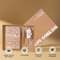 Ensemble cadeau d'entreprise pour banque, respectueux de l'environnement, marque Starlink, bloc-notes, stylo, chargeur, batterie, promotion, kit d'affaires