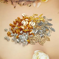 1 pièce Manchette à cheveux à clipser, Bijou pour tresses et dreadlocks, Perles en métaux mélangés, Décoration de coiffure réglable, Anneaux et tubes pour extensions capillaires
