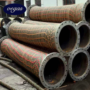 Discharge and Suction <strong>Hose</strong> With Steel Wire <strong>Spiral</strong> Reinforced 1-12 Inch Heavy Duty Water Sand Mud Flexible Rubber <strong>Hose</strong> - Product Image 2