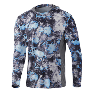 Sudadera con Capucha de Pesca para Hombre, Personalizada con Impresión Digital, 100% Poliéster, Transpirable, Protección <span class=keywords><strong>UPF</strong></span> 50, Antibacteriana, con Logotipo Impreso - Product Image 4