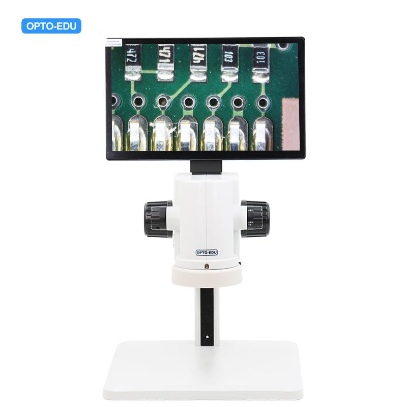 Microscope Trinoculaire Métal Levenhuk 400T LED - 40x-1000x - Platine Mécanique - Avec C-mount Et Batteries Rechargeables