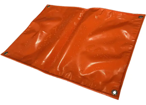 Lona de PVC Naranja Ignífuga, Súper Impermeable, para Exteriores, Andamios, Sombreado, Multiusos - Product Image 2
