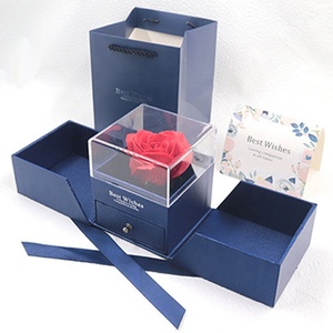 Ý Tưởng Sản Phẩm Mới 2024 Cửa Đôi Rose Flower Rose Hộp Quà Tặng Cho Ngày Valentine - Product Image 1