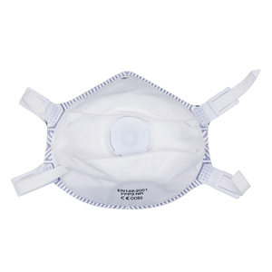 Masker Wajah Sekali Pakai DM010V 3-Lapis Bentuk Cangkir Bahan Kain Non-Woven <span class=keywords><strong>FFP2</strong></span> dengan Bantalan Hidung Busa, Respirator Bernapas - Product Image 1