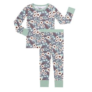 Pijamas de Bambú para Bebés al por Mayor, Ropa de Dormir con Estampado Personalizado a Cuadros o de Color Sólido - Product Image 1