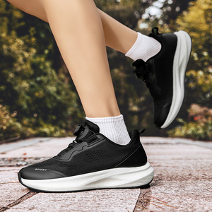 Chaussures de marche légères pour hommes toutes saisons avec empeigne en mesh, semelle intermédiaire en caoutchouc amortissante, antidérapantes, doublure en coton et semelle extérieure en caoutchouc - Product Image 3