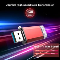 Gitra 3,0 OTG Metal Usb C Memoria Flash Drive Tipo C Más rápido Cle Usb 3,1 Sticks 128GB 64GB 8GB 16GB 32GB