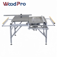 Scie à table pliante portable WOODPRO DY50, scie à table coulissante, scie à panneaux, scie à table pour le travail du bois
