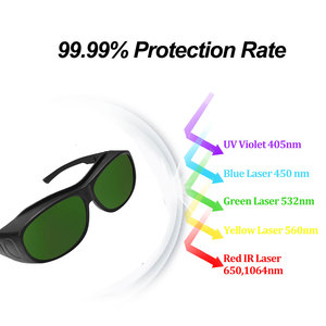 NICESEEM 200-460nm 900-2000nm Blue Industry Laser Protective Work <strong>Safety</strong> <strong>Glasses</strong> with OD5+ Optical Density - Product Image 4