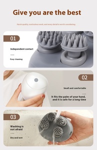 Rechargeable Smart Electric Head Massager Portable Multifunctional Scalp Relaxation &amp; Hair <strong>Care</strong> <strong>Device</strong> - Product Image 3