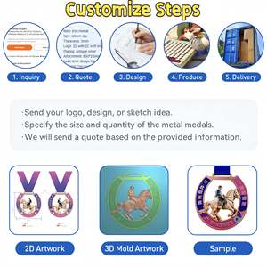 Manufacture Design Your Own Custom <strong>Metal</strong> <strong>Medal</strong> Zinc Alloy 3D 5K Marathon Football Swimming Race Finisher Award Sports <strong>Medals</strong> - Product Image 5