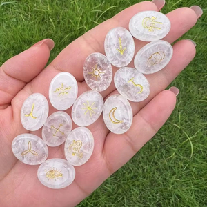 Naturale <span class=keywords><strong>occhio</strong></span> <span class=keywords><strong>di</strong></span> <span class=keywords><strong>tigre</strong></span> pietra streghe rune inciso simbolo zingaro Reiki cristalli curativi per Reiki meditazione divinazione doni - Product Image 5