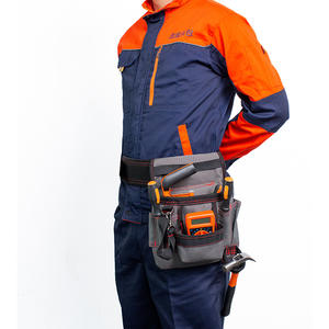 Sac de ceinture pour outils YB-012, 15-19 poches, fermeture à boucle réglable, pour charpentiers et installateurs - Product Image 3