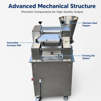 Machine à Pelmeni, Samosa et Gyoza Automatique Commerciale Compacte SJ-100 80KG en Acier Inoxydable Facile à Déplacer