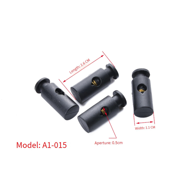 Bag Accessories Pig Nose Clasp Spring Clasp Eco-friendly Plastic Clasp Round Spring Clasp Double-hole Rope Clasp