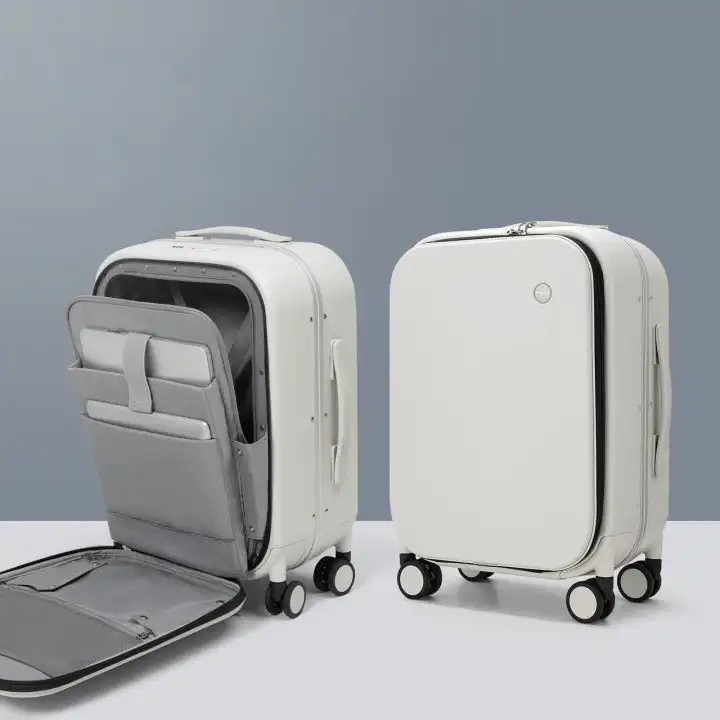 Maxi yeni moda hafif pc bagaj arabası bavul 18 20 inç ile alüminyum çerçeve seyahat bagaj laptop çantası