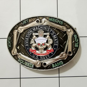 Bán Buôn Tùy Chỉnh Người Đàn Ông Của Kim Loại Vành Đai Khóa Khoảng Trống Kẽm Hợp Kim Kim Loại Vành Đai Khóa Cho Món Quà - Product Image 2