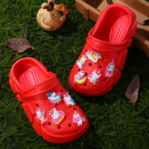 Unisex New Summer Garden EVA Clogs Jungen Mädchen Sneaker Flache Strands andalen Leichte Wassers chuhe für Kinder Bedrucktes Design Lässig - Product Image 5