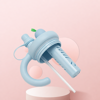 Gobelet isotherme en acier inoxydable à double paroi, personnalisable, avec paille et poignée, pour les voyages, les événements sportifs et les commandes OEM