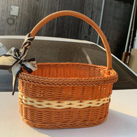 Panier de rangement en PP tissé, style moderne et minimaliste, pour fruits, fleurs et paniers cadeaux, idéal pour les souvenirs