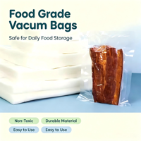 Sacs sous vide personnalisés à trois soudures haute étanchéité pour le stockage de chewing-gum, lait et gelée