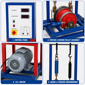 Appareil de mesure de l'écoulement - Équipement de laboratoire pour essais de performance des courroies de transmission - Ingénierie mécanique - Product Image 3