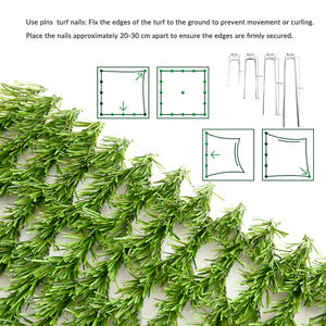 100% Drainage Ventilation Hybride Gazon Artificiel Qualité Supérieure Gazon Tissé Aménagement Paysager Champ Écologique Durable Putting Green - Product Image 5