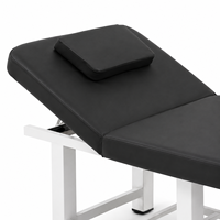 Fauteuil de soin facial moderne de luxe en cuir véritable, pliable, avec base dorée et fonction de levage, lit de massage et de beauté rose courbé pour cils, pour hôtel et salle de sport