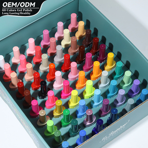 Kit de Gel Ongles Professionnel Ms Rainbow – 60 Couleurs Unies, Facile à Appliquer, Effet <span class=keywords><strong>Nude</strong></span> Morandi Macaron - Product Image 1
