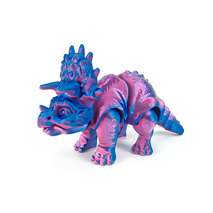 Giocattolo Dinosauro Triceratopo Stampato in 3D con Articolazioni Mobili, Simulazione Divertente del Personaggio di Frozen, Regalo per Bambini - Product Image 4