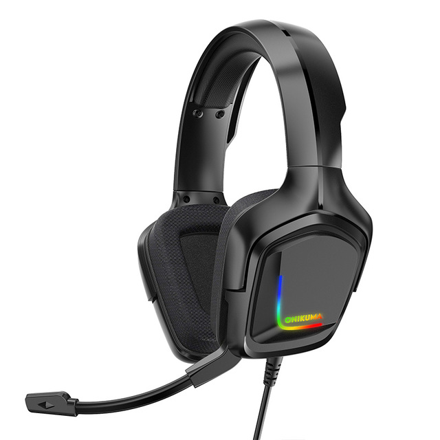 2026 Cheap Headset ONIKUMA K20 Aviation Gaming Headphone Waterproof RGB Light Gamer Headset